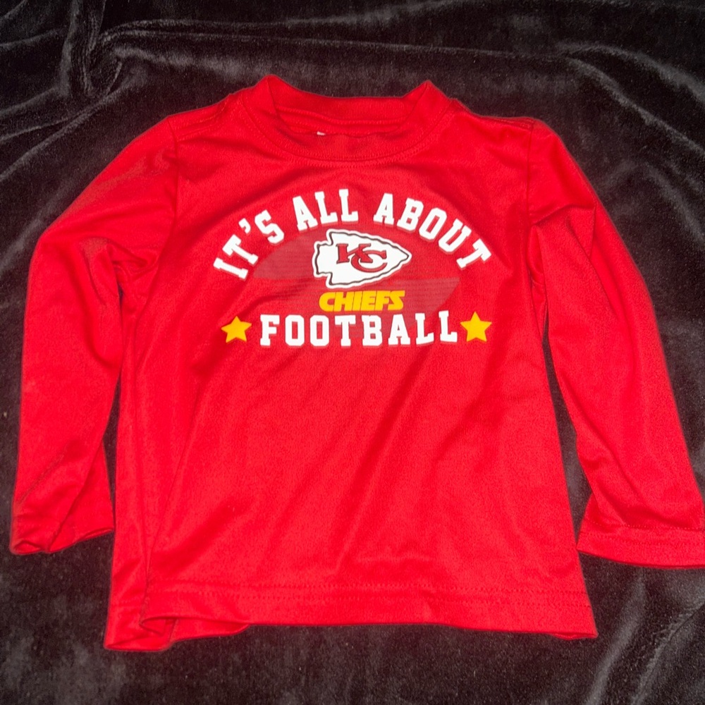 NFL Red Chiefs Kids Long Sleeve Tee